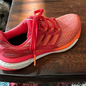 Adidas bright orange and pink ultra boost (REFURBISHED)